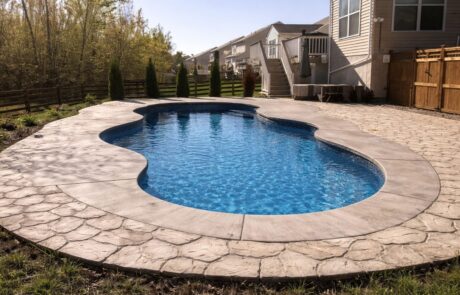 backyard fiberglass pool