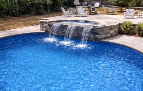 fiberglass pool at home